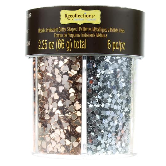 Signature Glitter Caddy, Metallic Shapes By Recollections™